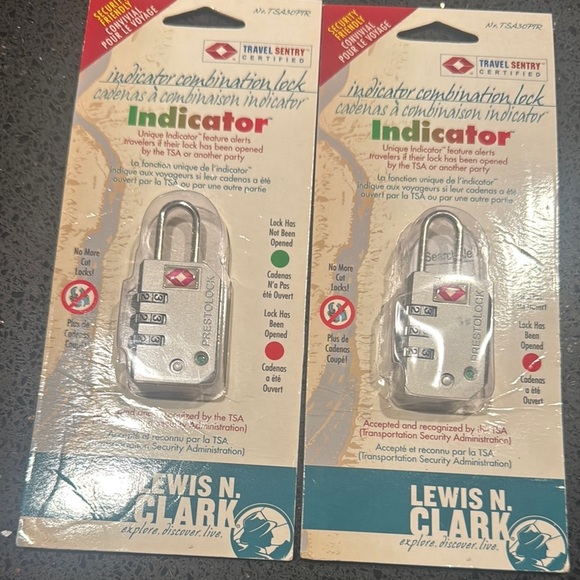 Lewis Other - Lewis N. Clark Silver Combination Lock News bundle